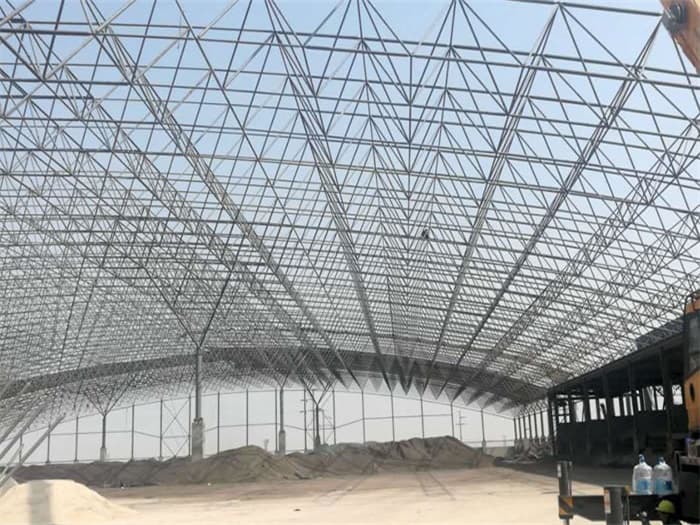 都匀钢厂料仓网架工程